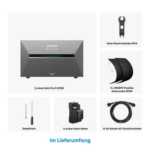 Anker E2700 Flexibles Set 225 W