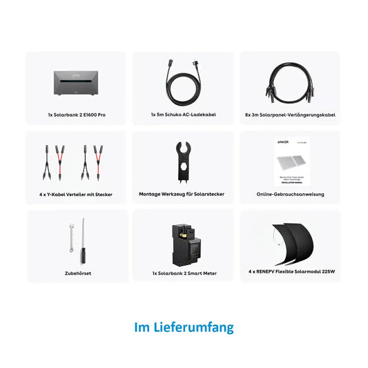 Anker Solarbank 2 E1600 Pro flexset