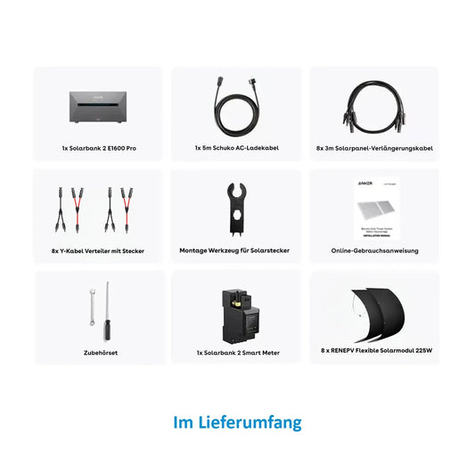 Anker Solarbank 2 E1600 Pro flexset