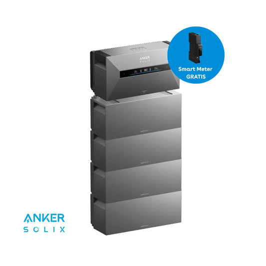 Anker SOLIX Solarbank Max AC + 4× BP7000 35kWh Plug&Play Komplettset