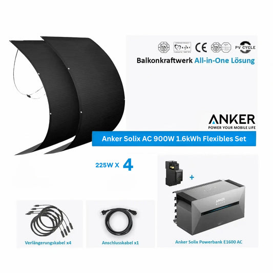 Anker Solix AC 900W 1.6kWh Flexset