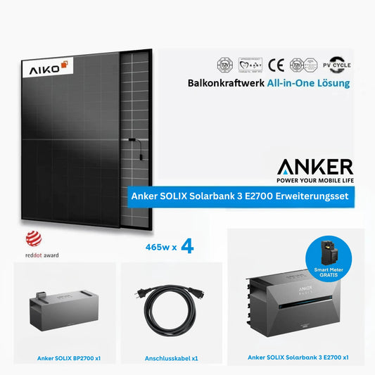 Ankersolarbank3 BP2700 Erweiterungsset mit 465wx4