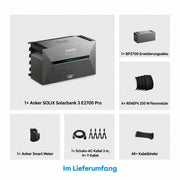 Anker SOLIX Solarbank 3 E2700 Pro Speicher 5,37 kWh 250W x4 flexibles Set