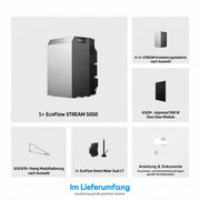 EcoFlow STREAM 5000 Komplettset mit 4–8 × 500 W Solarmodulen