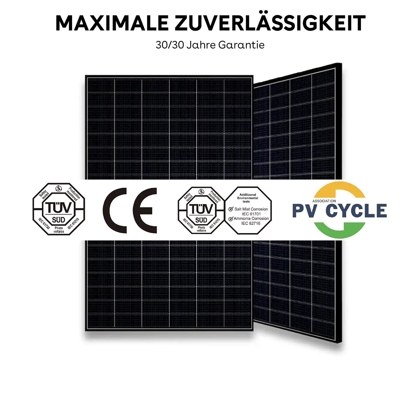 440W MSMDxxxM10N-108BG Transparent Bifaziale Solarmodul Glas-Glas – Produktansicht 05