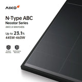 AIKO AK-A460-MAH54Db-BK Neostar 2S+ Bifacial Negro Completo de 460 W – Vista del producto 05