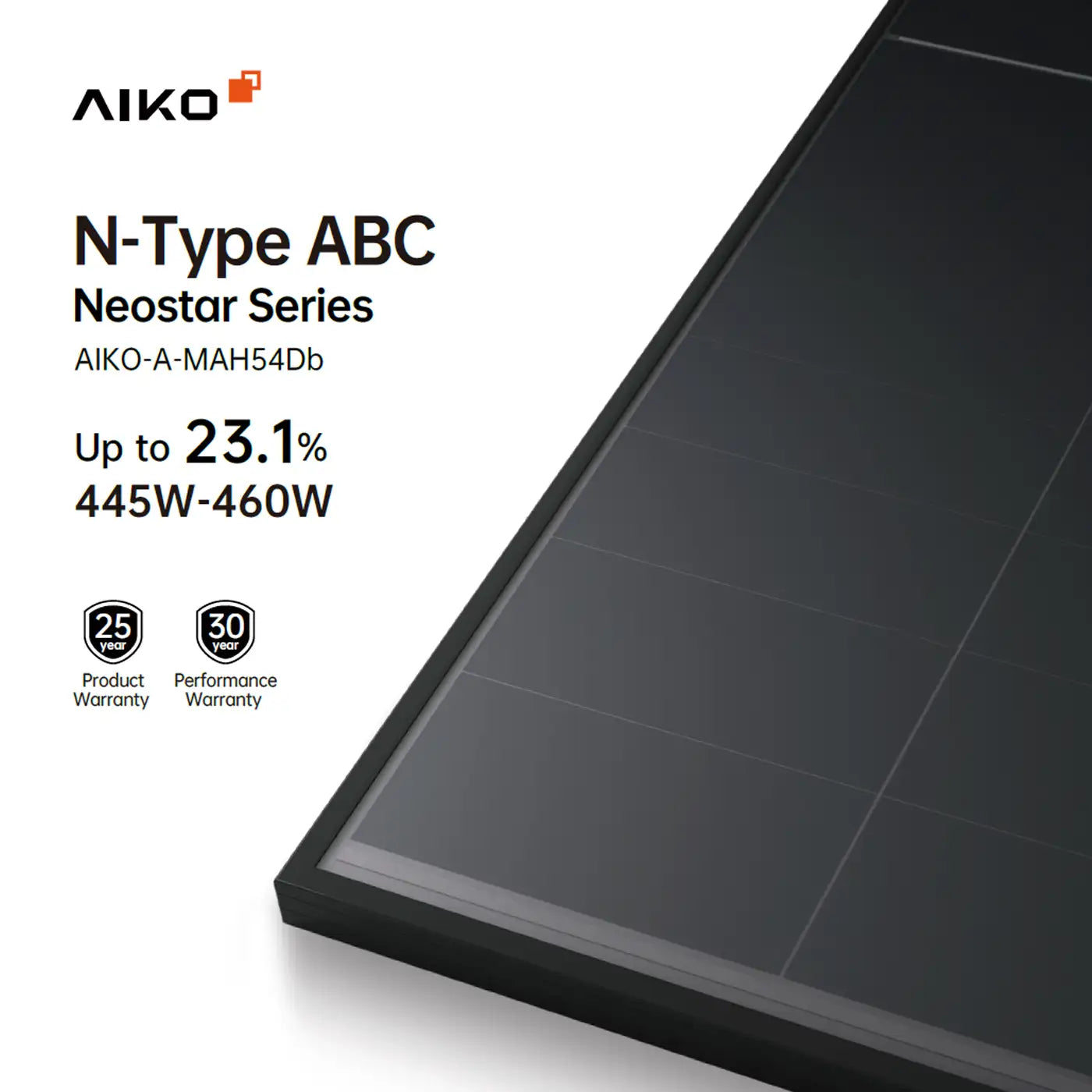 460W AIKO AK-A460-MAH54Db-BK Neostar 2S+ Full Black Bifazial