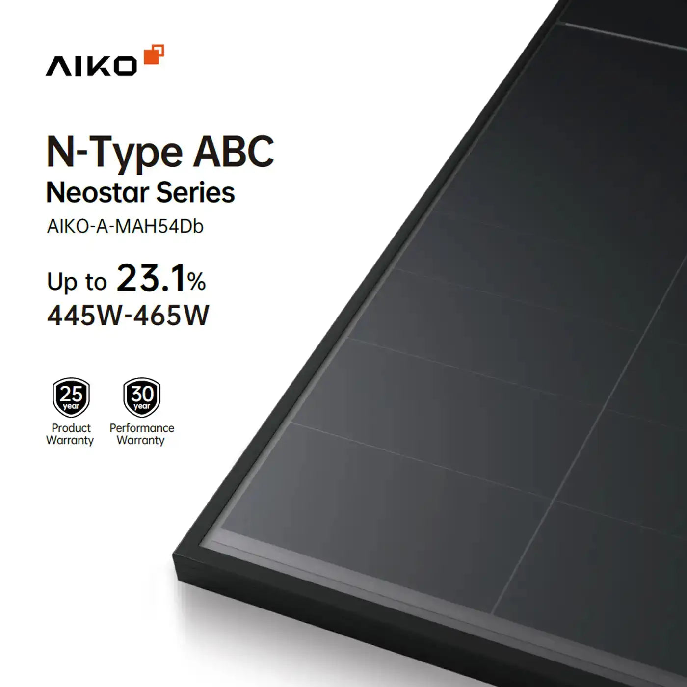 465W AIKO AK-A465-MAH54Db-BK Neostar 2S+ Full Black Bifazial Solarmodul Glas-Glas