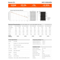 AIKO Neostar 2S+ A500-MAH60Db 500 Wp Full Black Doppelglas Solarmodul