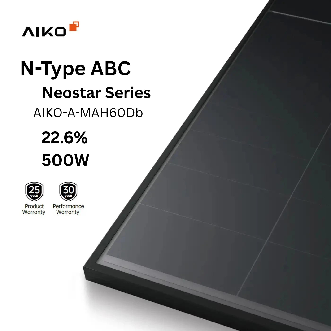 AIKO Neostar 2S+ A500-MAH60Db Glas-Glas-Solarmodul