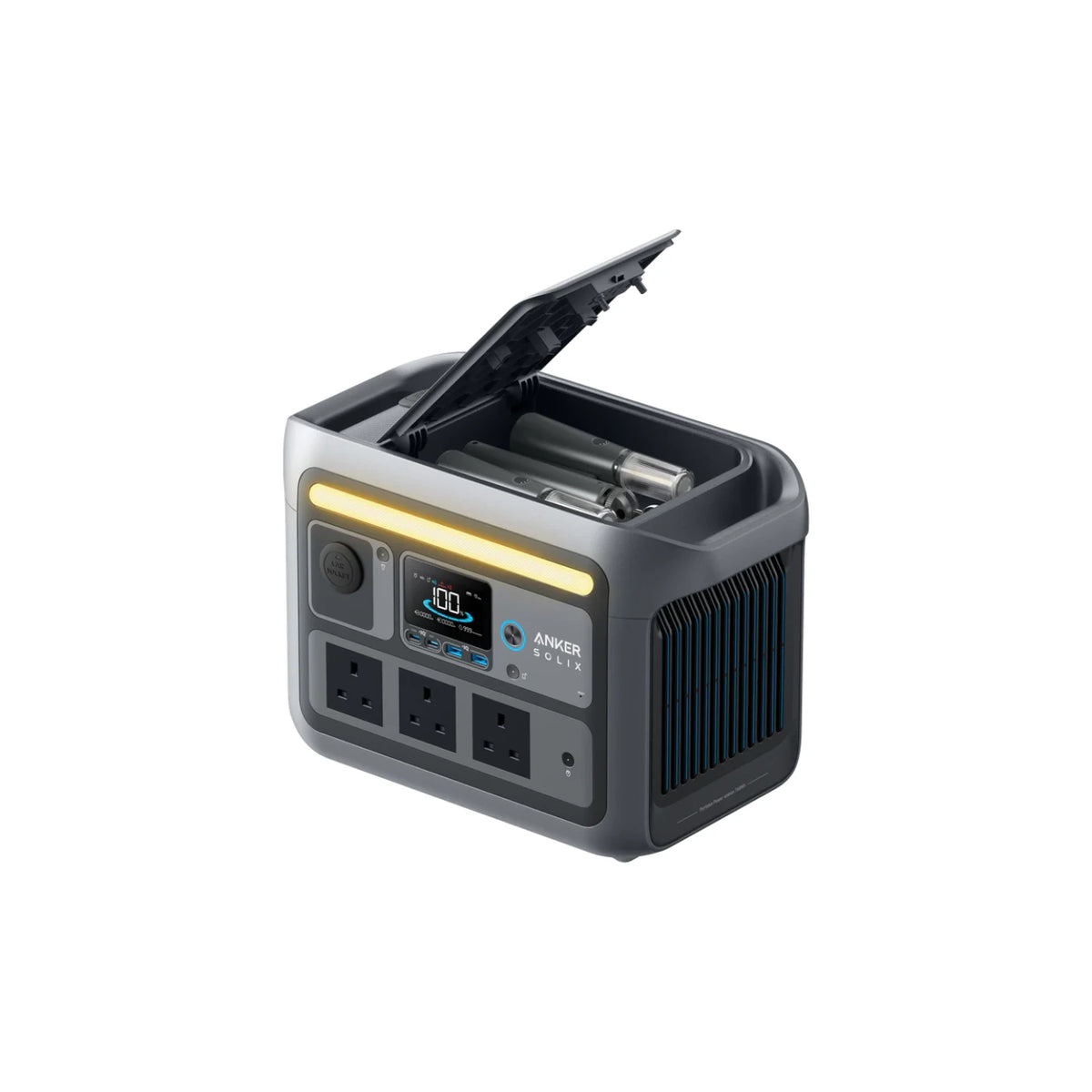 Anker SOLIX C800X Powerstation – Anschlüsse