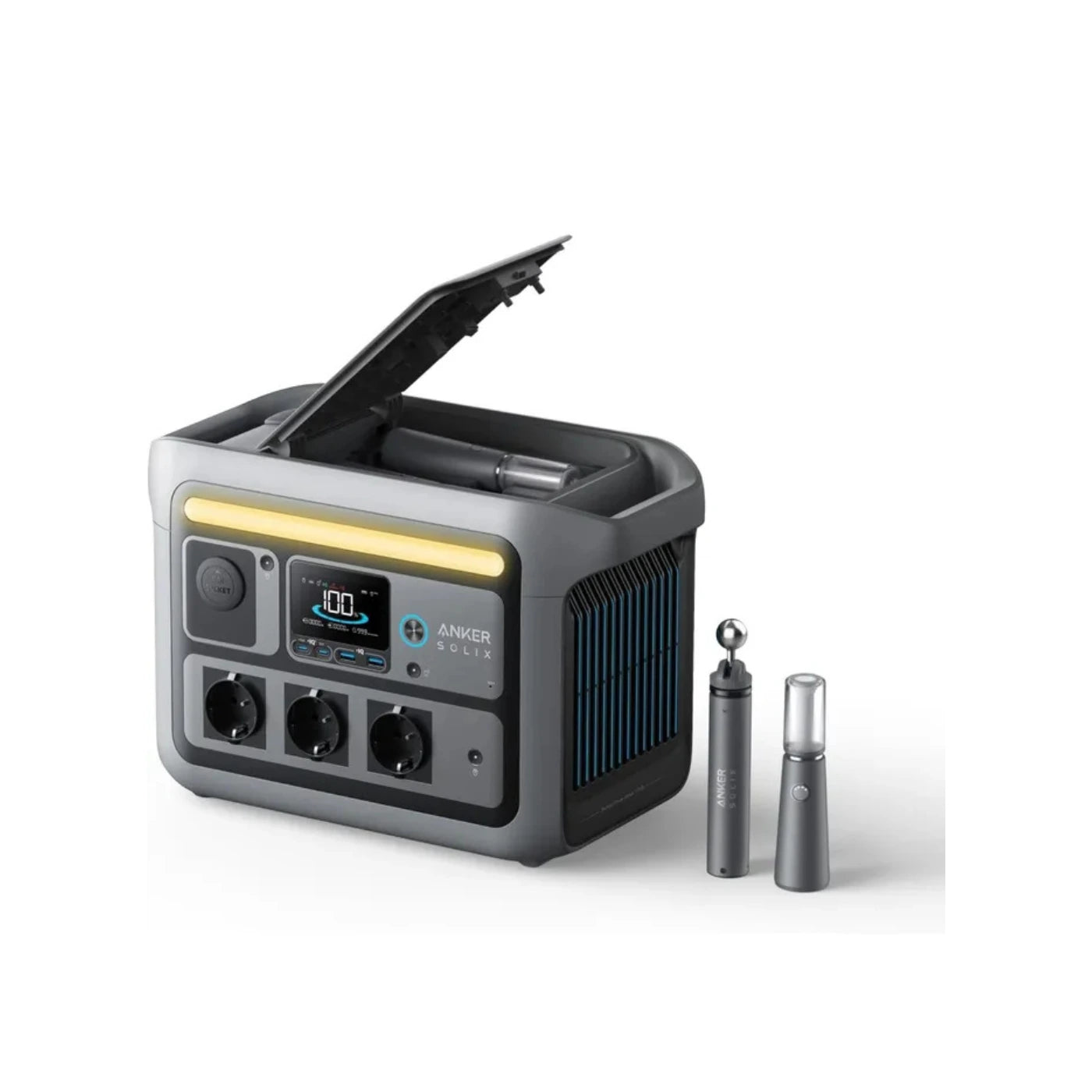Anker SOLIX C800X Powerstation – Anschlüsse 4
