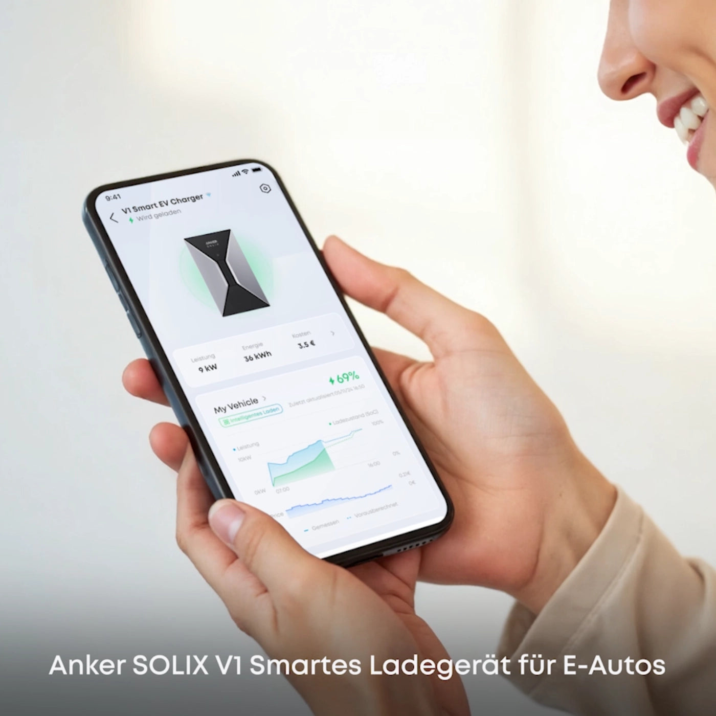 Anker SOLIX Wallbox V1 Smart EV Charger 