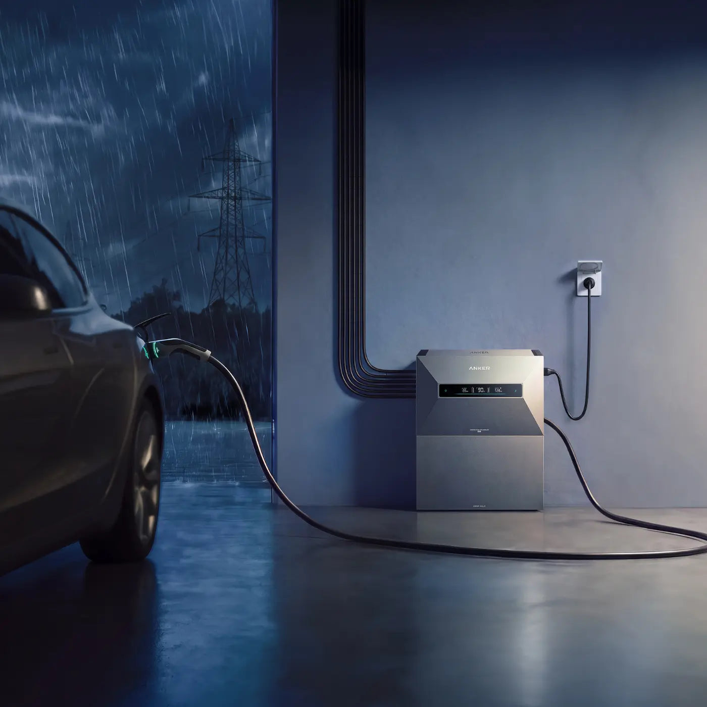 Anker SOLIX Solarbank Max mit modular stapelbaren Erweiterungsbatterien