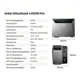 Anker SOLIX Solarbank 4 E5000 Pro Sistema completo de almacenamiento de energía para balcón con 4 módulos solares de 500 W – Vista del producto 08