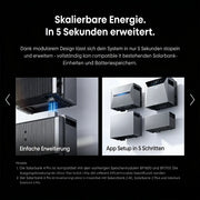 Anker SOLIX Solarbank 4 E5000 Pro Balkonkraftwerk Speicher Komplettset mit 4 × 500W Solarmodulen – Produktansicht 10