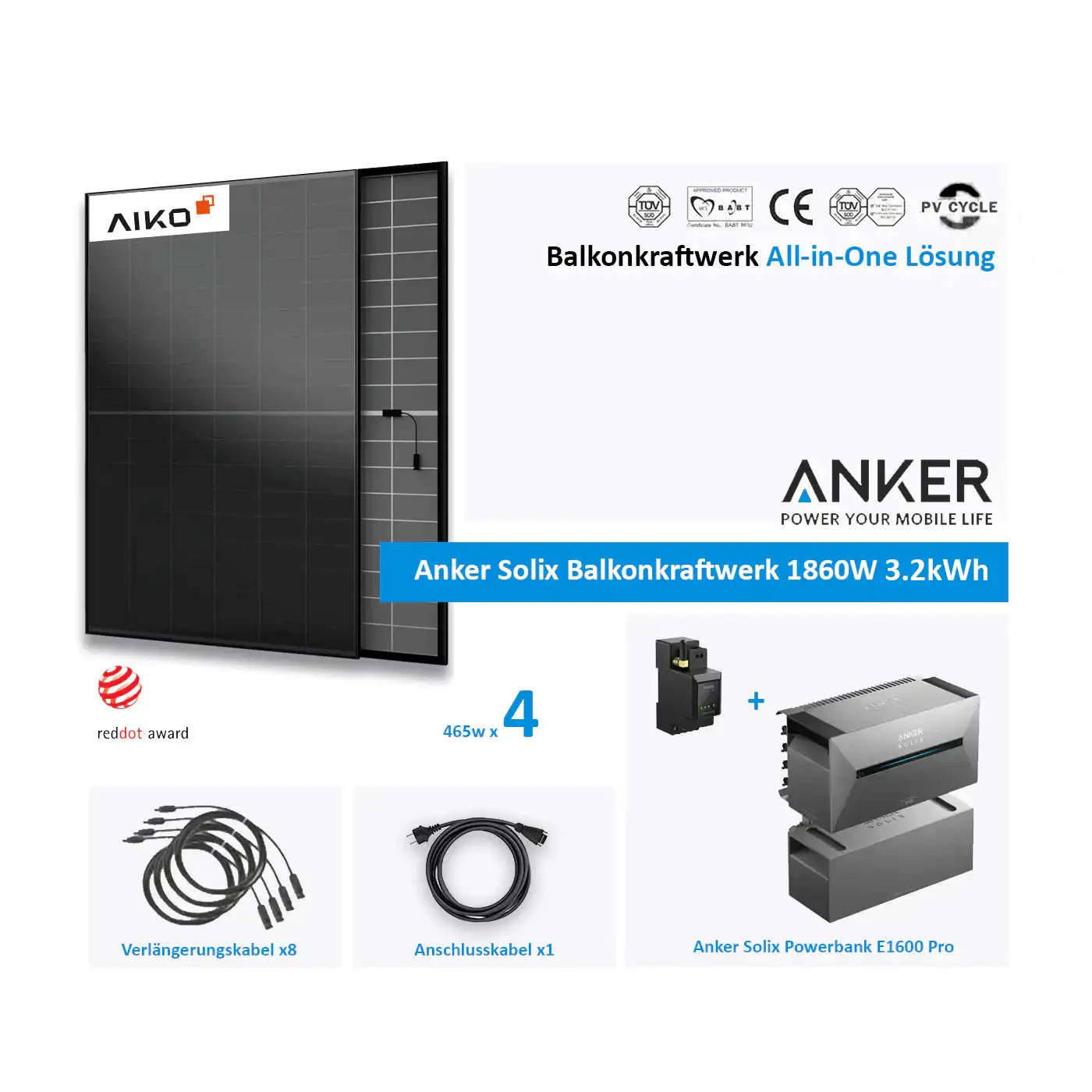 Anker Komplettset 3.2kWh – Produktansicht 01