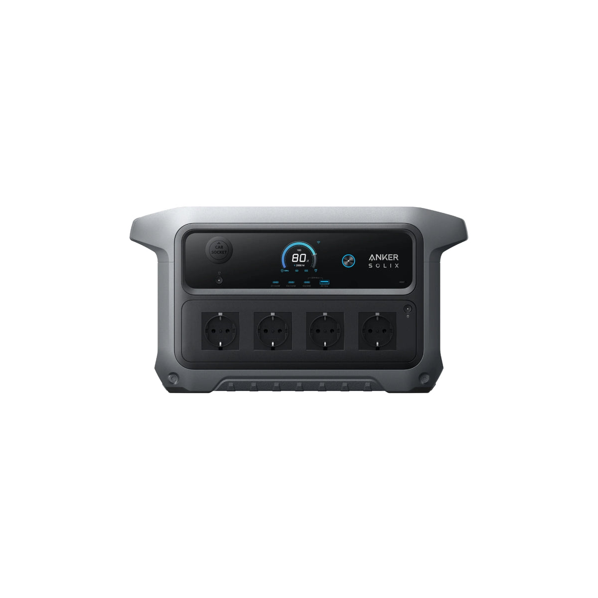 Anker SOLIX C2000 Gen 2 Portable Power Station – 2.048 Wh 2.400 W – Anschlüsse