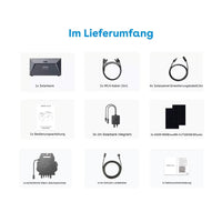 Anker SOLIX RS40B 800W mit Speicher 1600Wh Lieferumfang