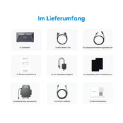 Anker SOLIX RS40B 800W mit Speicher 1600Wh Lieferumfang