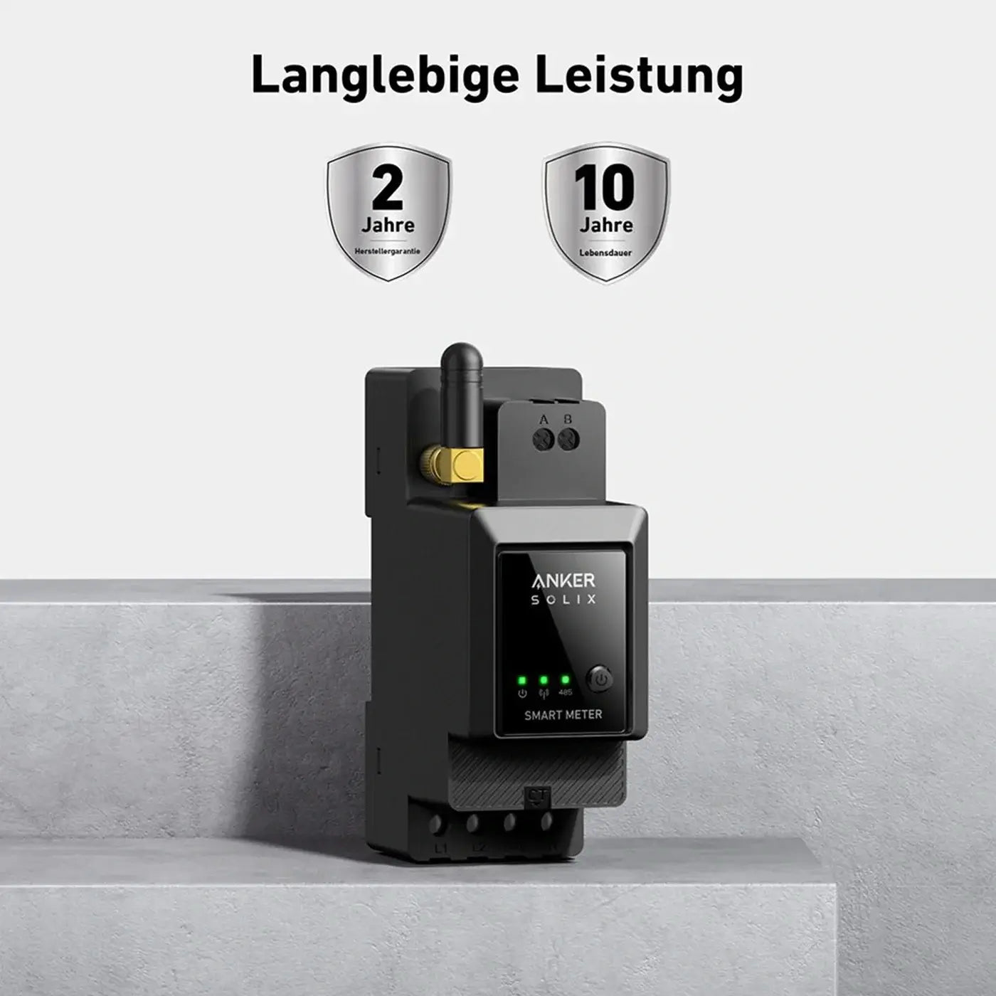 Anker Solix Smarter Zähler 3-phasig 120A Anker SOLIX Solarbank 2 E1600 Pro Speicher 1600Wh/Anker SOLIX Solarbank 2 E1600 2