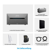 Anker SOLIX Solarbank 2 E1600 AC Balkonkraftwerk Speicher mit 500W Solarmodul Komplettset