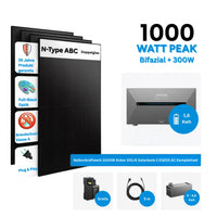 Anker SOLIX Solarbank 2 E1600 AC Balkonkraftwerk Speicher mit 500W Solarmodul Komplettset