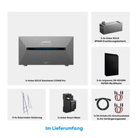 Anker SOLIX Solarbank 2 E1600 Pro Balkonkraftwerk Speicher mit 500W Solarmodul Komplettset