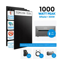 Anker SOLIX Solarbank 2 E1600 Pro Balkonkraftwerk Speicher mit 500W Solarmodul Komplettset