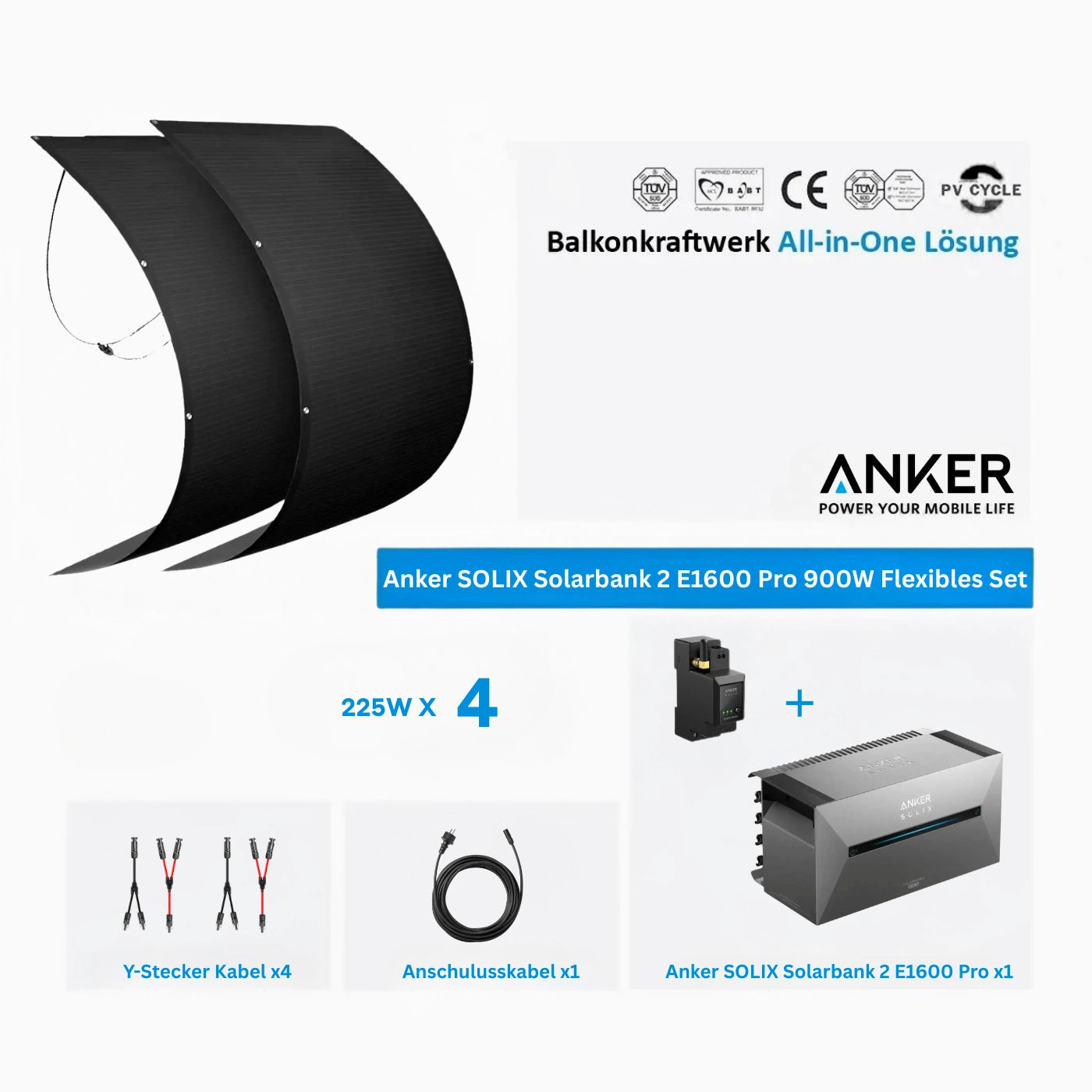 Anker Solarbank 2 E1600 Pro/Anker SOLIX Solarbank 2 E1600 Pro flexset – Produktansicht 01