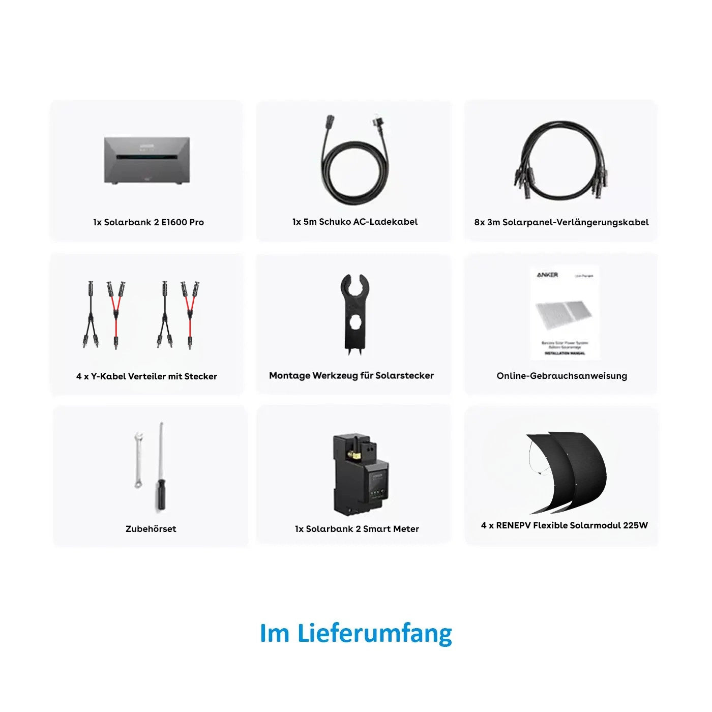 Anker Solarbank 2 E1600 Pro flexset 