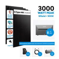 Anker SOLIX Solarbank 3 E2700 Pro Balkonkraftwerk Speicher mit 500W Solarmodul Komplettset