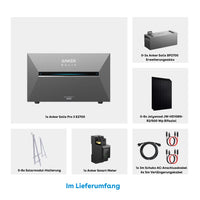 Anker SOLIX Solarbank 3 E2700 Pro Balkonkraftwerk Speicher mit 500W Solarmodul Komplettset