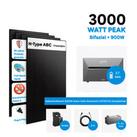 Anker SOLIX Solarbank 3 E2700 Pro Balkonkraftwerk Speicher mit 500W Solarmodul Komplettset