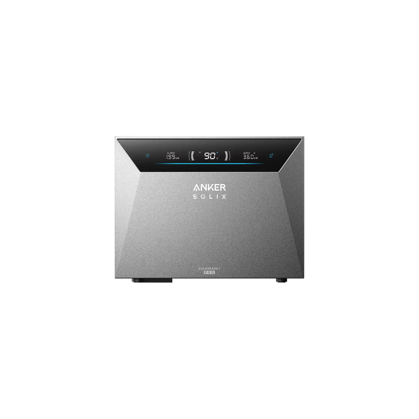 Anker SOLIX Solarbank 4 E5000 Pro Balkonkraftwerk Speicher mit digitaler Anzeige.