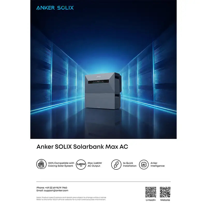 Anker SOLIX Solarbank MAX AC Speicher