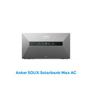 Anker SOLIX Solarbank Max AC 7-42kWh Plug&Play Komplettset in modernem Design mit digitalem Display.