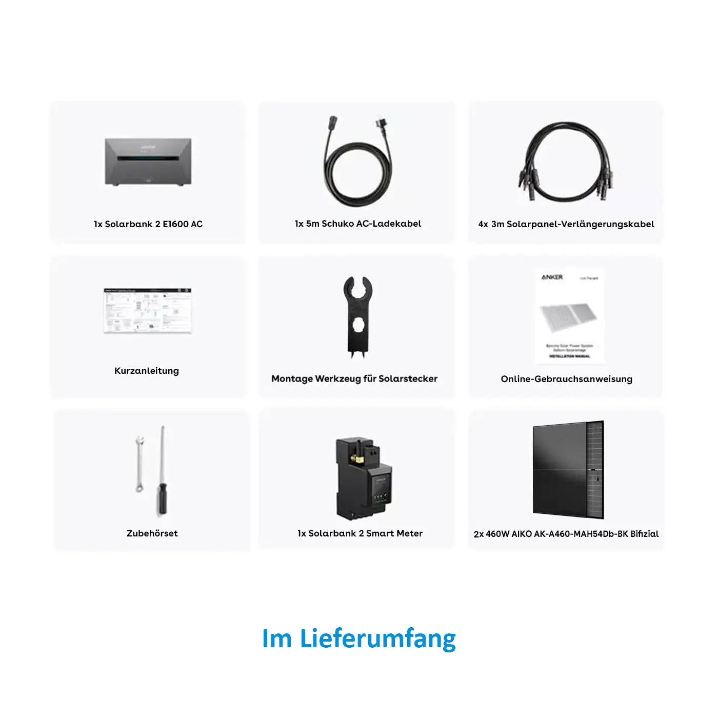 Anker Solix Kit d'extension AC 920W 2x460W Aiko