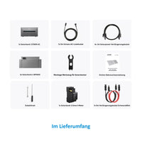 Anker SOLIX Solarbank 2 E1600 AC Speicher 4.8kWh Lieferumfang