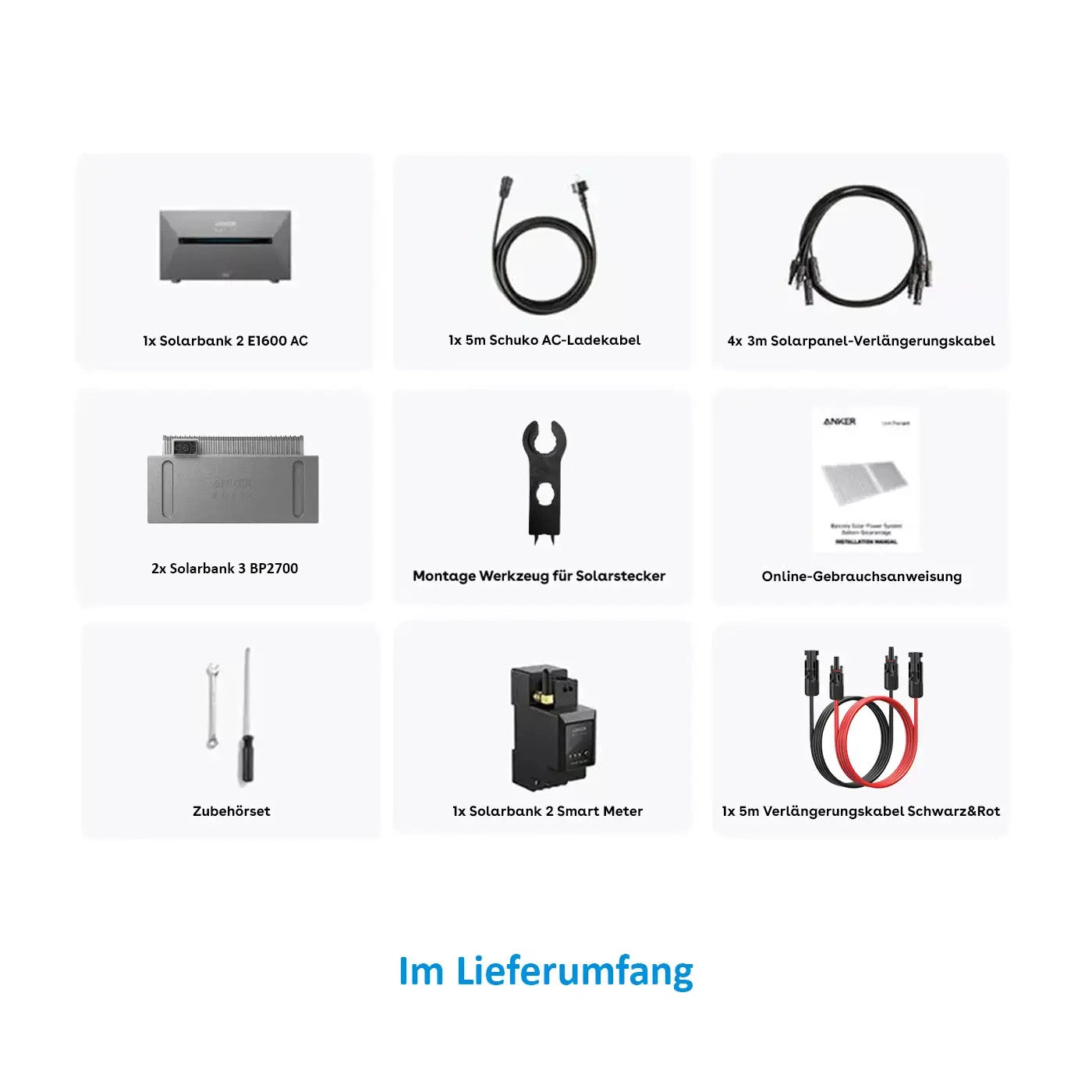 Anker SOLIX Solarbank 2 E1600 AC – Lieferumfang 2