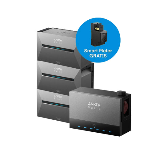 3x Anker Solix Solarbank 3 E2700 Pro mit Power Dock
