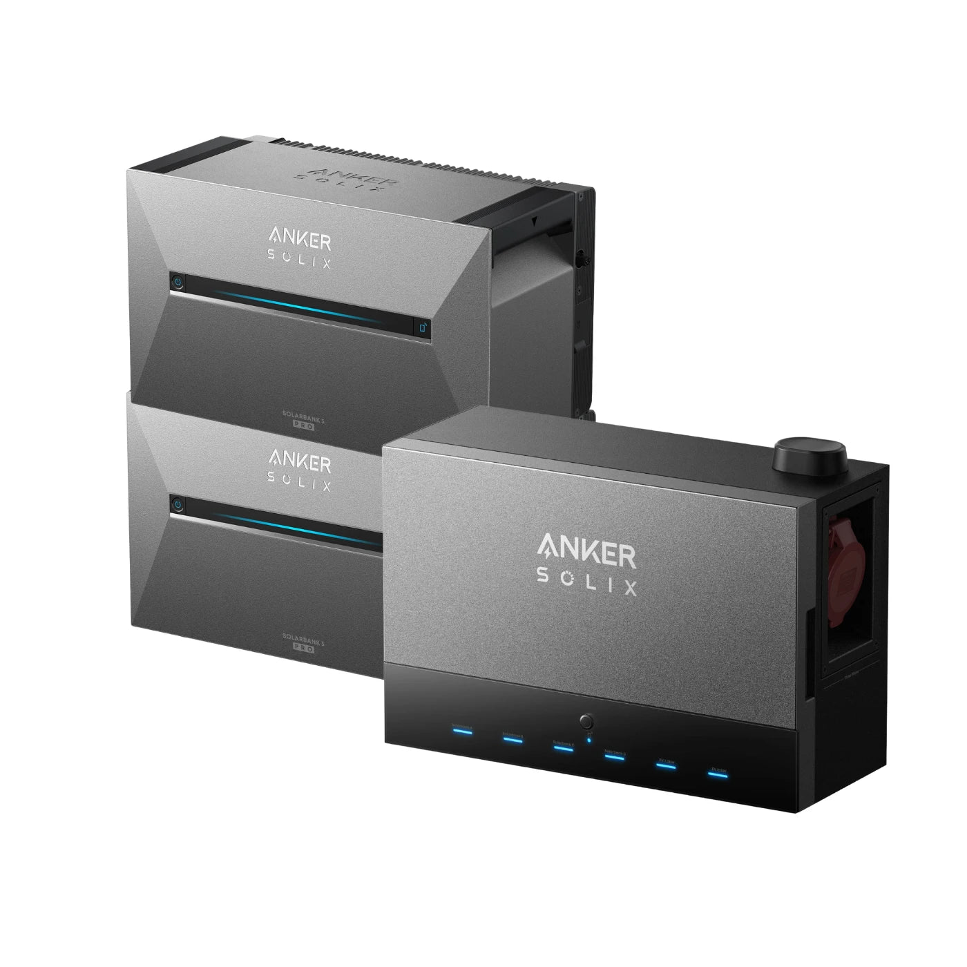 2x Anker Solix Solarbank 3 E2700 Pro mit Power Dock – Produktansicht 01