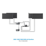 Balkonkraftwerk Zendure SolarFlow Set 960Wh Smart PV Hub mit 1x AB1000 Erweiterungsbatterie