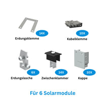 Clenergy PVEZ-RackMontagesystem 6 module