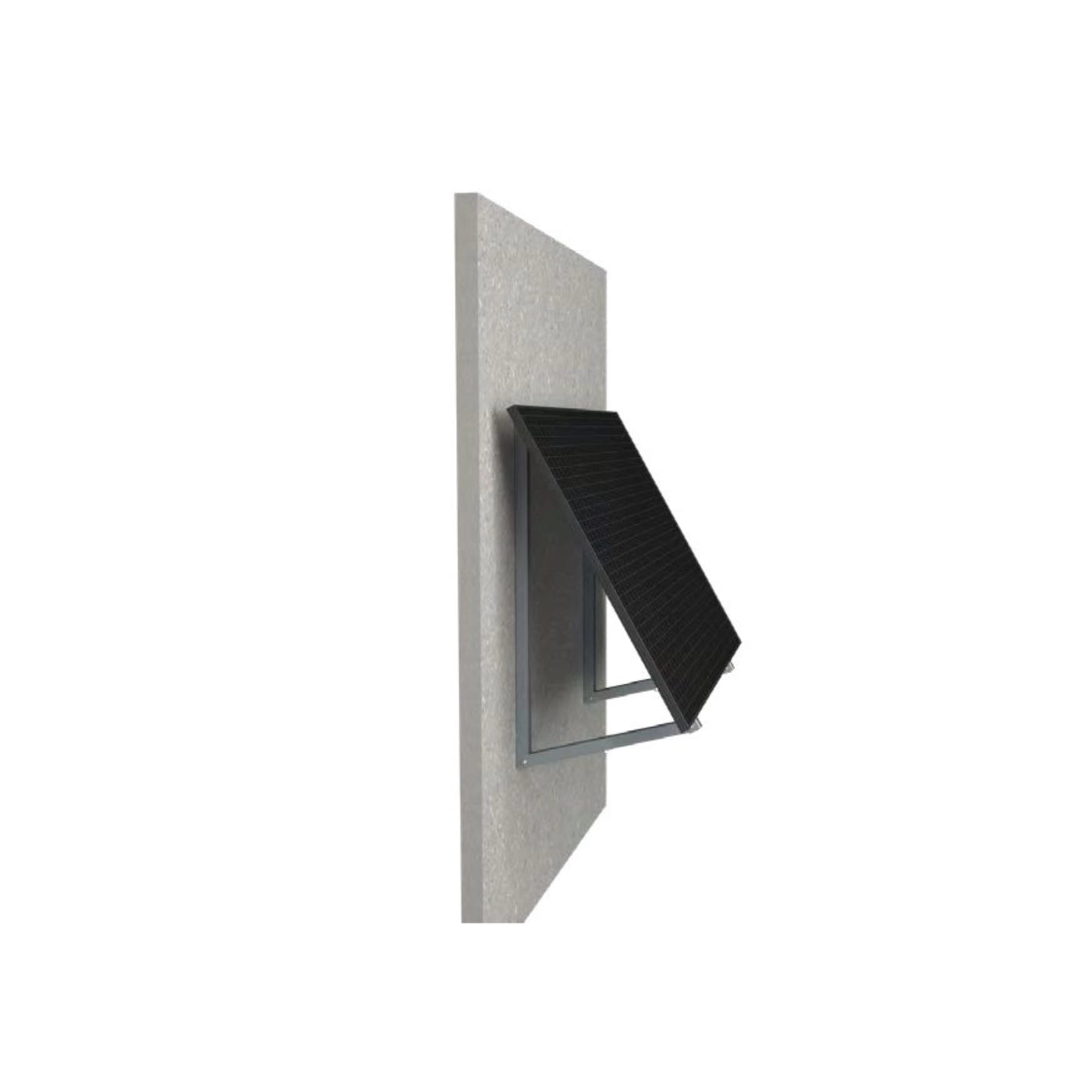Clenergy PVezRack SolarBalcony MAC PV-Halterung Clenergy PV-Halterung für 2 Modul – Montageansicht 2