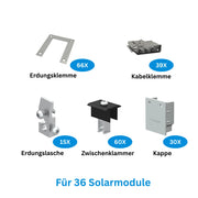 Clenergy PVEZ-RackMontagesystem 36 module – Montageansicht 2