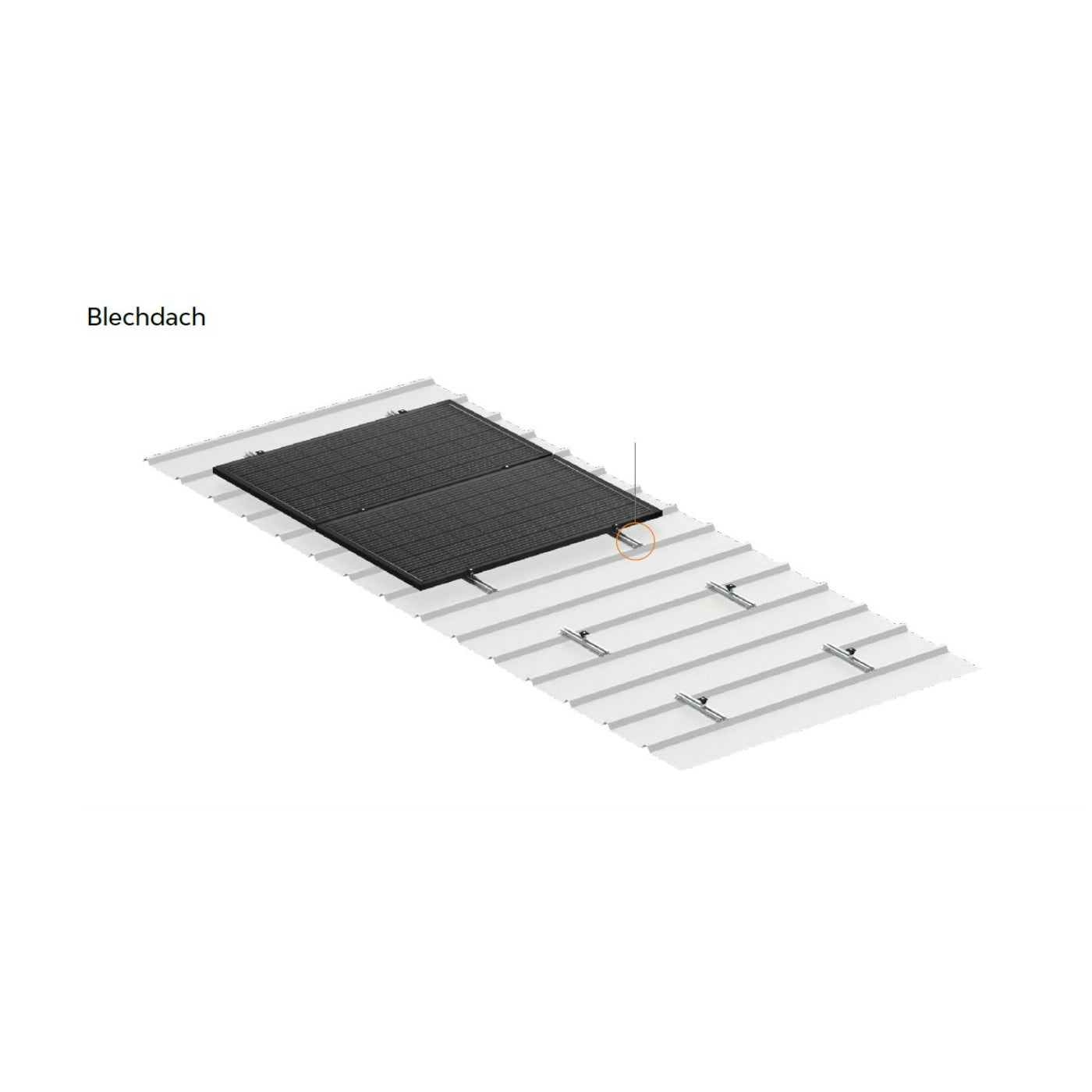 Clenergy PVEZ-RackMontagesystem – Montageansicht 2