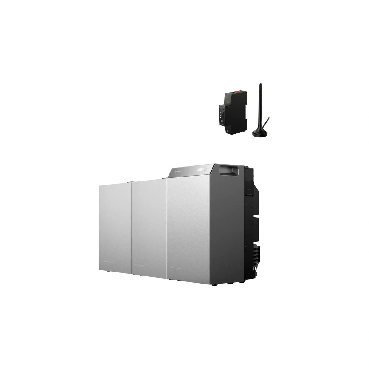 EcoFlow STREAM 5000 mit zwei Erweiterungsbatterien 5000 und Smart Meter Dual CT
