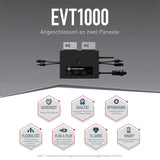 Onduleur Envertech EVT1000B avec câble Schuko – Vue produit 03