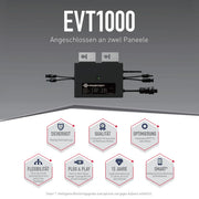Envertech EVT1000B Mikro-Wechselrichter mit Schuko-Kabel – Produktansicht 03